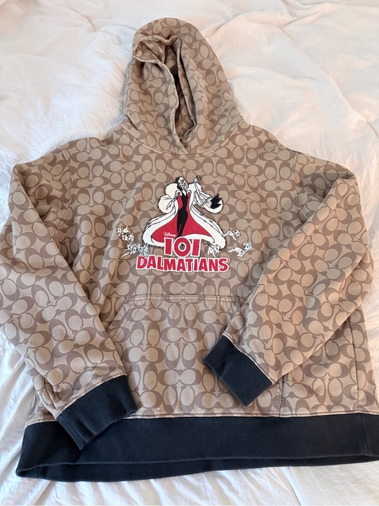 Coach Jackets & Blazers - Coach Tan Logo 101 Dalmatians Pullover Hoodie